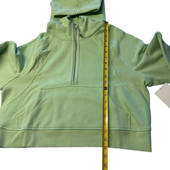 Lululemon Size M/L Scuba Oversized Half Zip Hoodie
Creamy Mint Green Pastel New - Picture 8 of 12